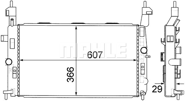 Chłodnica MAHLE CR 1498 000S