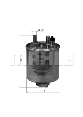Filtr paliwa MAHLE KL 638
