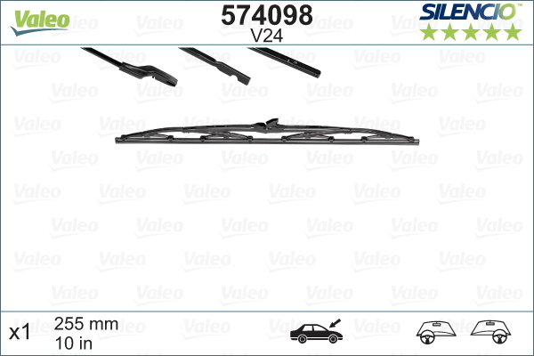 Pióro wycieraczki VALEO 574098