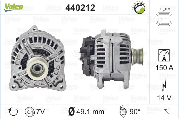 Alternator VALEO 440212