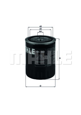 Filtr oleju KNECHT OC 262