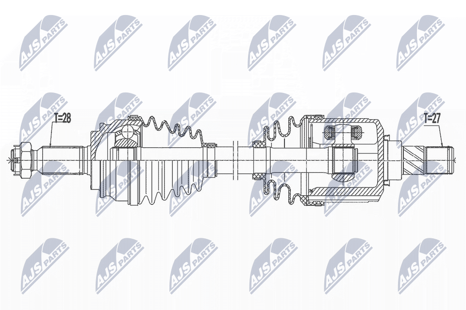 Wał napędowy NTY NPW-MS-073