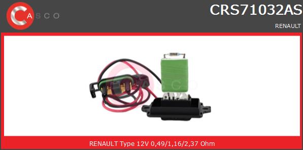 Opornik wentylatora CASCO CRS71032AS