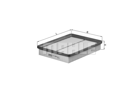 Filtr powietrza KNECHT LX 1039