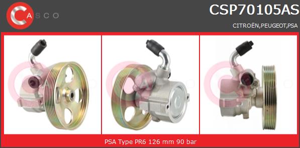 Pompa wspomagania CASCO CSP70105AS