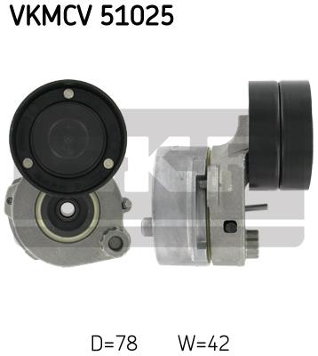 Rolka napinacza paska osprzętu SKF VKMCV 51025