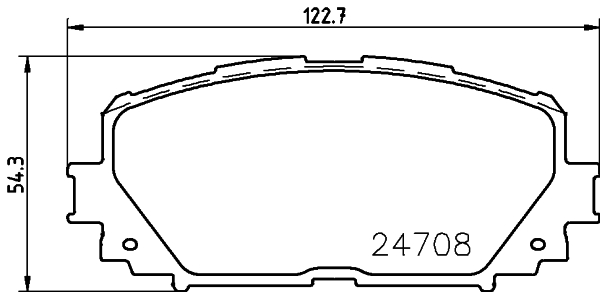 Klocki hamulcowe HELLA 8DB 355 013-901