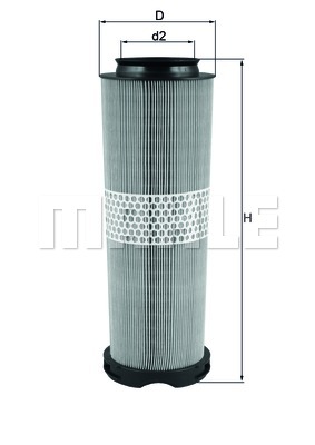 Filtr powietrza KNECHT LX 1020