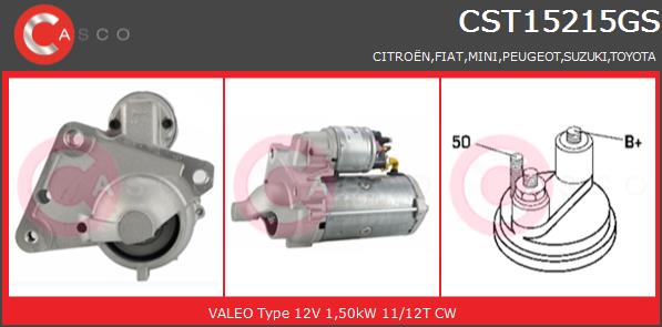 Rozrusznik CASCO CST15215GS