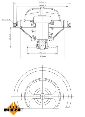 Termostat NRF 725114