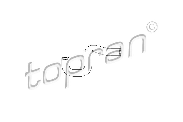 Przewód układu chłodzenia TOPRAN 205 722