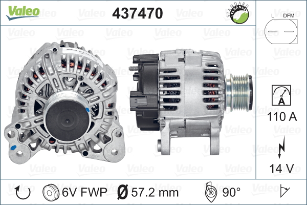 Alternator VALEO 437470