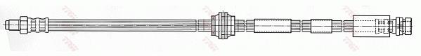 Przewód hamulcowy elastyczny TRW PHB434