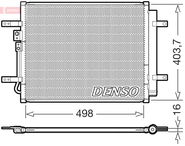 Skraplacz, klimatyzacja DENSO DCN41025