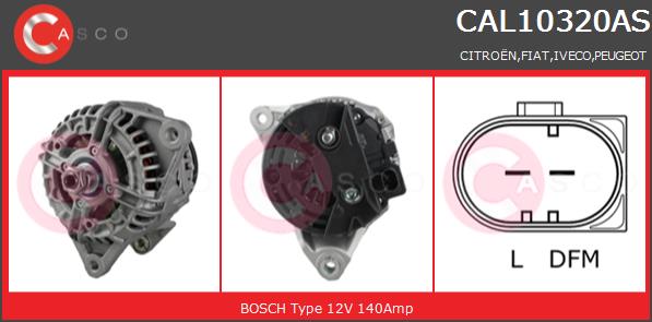 Alternator CASCO CAL10320AS