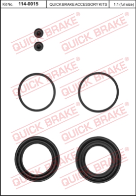 Zestaw naprawczy zacisku hamulcowego QUICK BRAKE 114-0015
