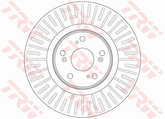 Tarcza hamulcowa TRW DF6437