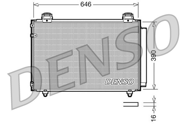 Skraplacz klimatyzacji DENSO DCN50024
