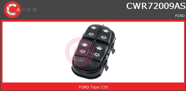 Przełącznik podnośnika szyby CASCO CWR72009AS