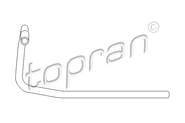 Przewód układu chłodzenia TOPRAN 104 132