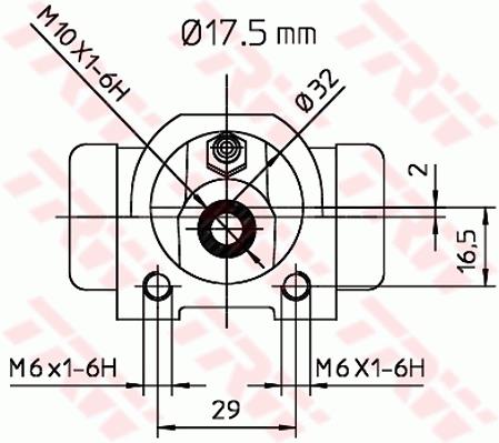 Cylinderek TRW BWC227