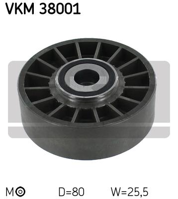 Rolka napinacza paska osprzętu SKF VKM 38001