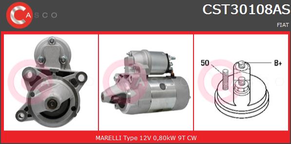 Rozrusznik CASCO CST30108AS