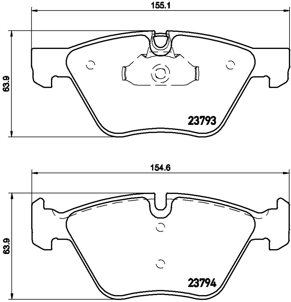 Klocki hamulcowe BREMBO P 06 057X