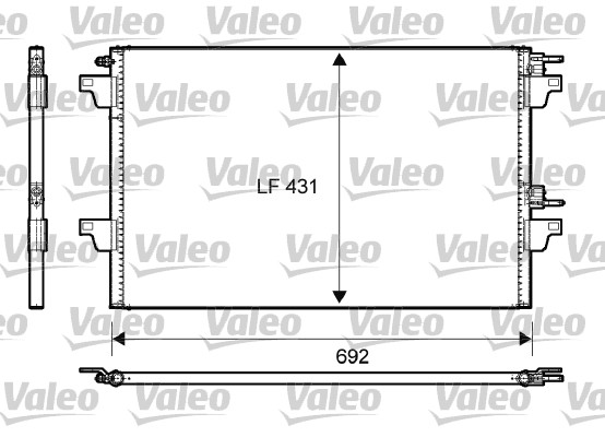 Skraplacz klimatyzacji VALEO 814007