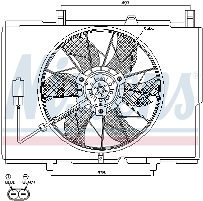 Wentylator NISSENS 85489