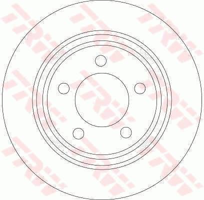 Tarcza hamulcowa TRW DF4420