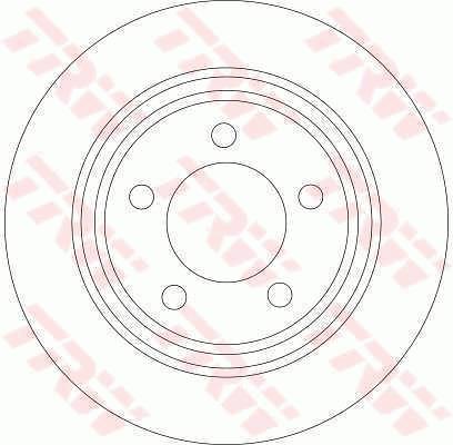 Tarcza hamulcowa TRW DF4420