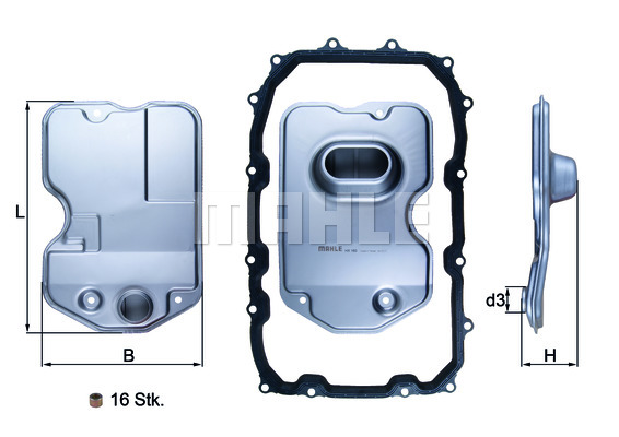 Filtr automatycznej skrzyni biegów KNECHT HX 160KIT