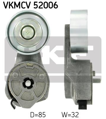 Rolka napinacza paska osprzętu SKF VKMCV 52006