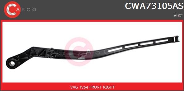 Ramię wycieraczki CASCO CWA73105AS