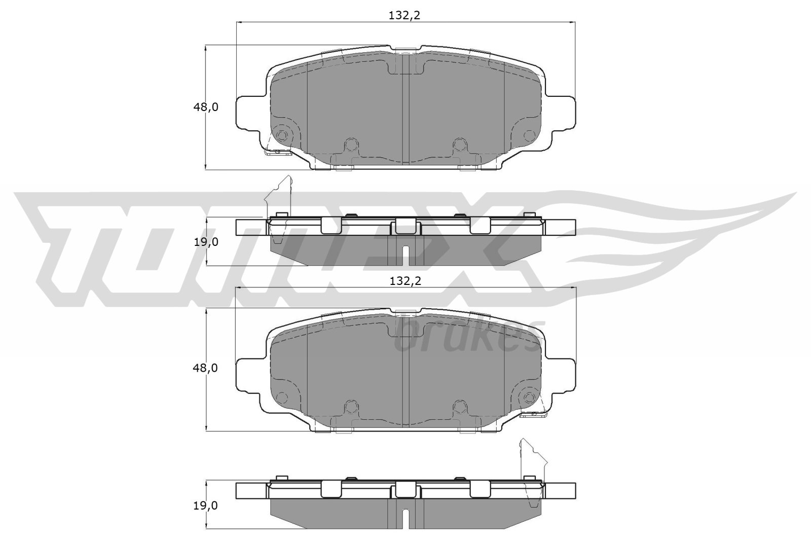 Klocki hamulcowe TOMEX BRAKES TX 60-03