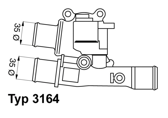 Termostat WAHLER 3164.88