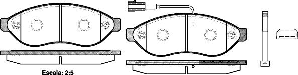 Klocki hamulcowe REMSA 1237.01
