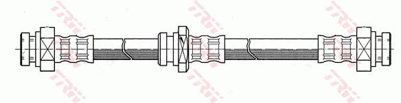 Przewód hamulcowy elastyczny TRW PHA199