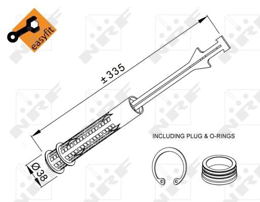 Osuszacz klimatyzacji NRF 33359