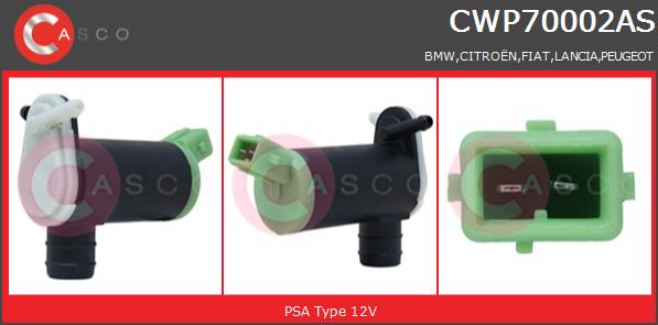 Pompka spryskiwacza CASCO CWP70002AS