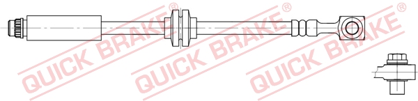 Przewód hamulcowy elastyczny QUICK BRAKE 50.201X