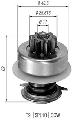 Bendiks rozrusznika MAGNETI MARELLI 940113020013