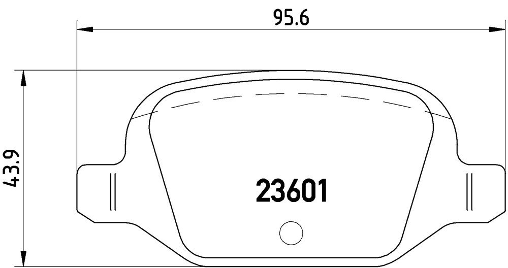 Klocki hamulcowe BREMBO P 23 064