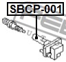 Wtyczka, cewka zapłonowa FEBEST SBCP-001
