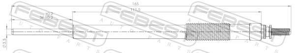 Świeca żarowa FEBEST 22642-002