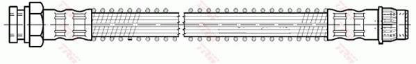 Przewód hamulcowy elastyczny TRW PHA424