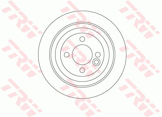Tarcza hamulcowa TRW DF6523