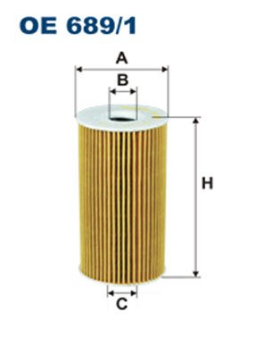 Filtr oleju FILTRON OE689/1
