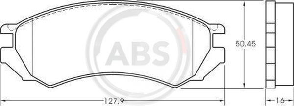 Klocki hamulcowe A.B.S. 36739